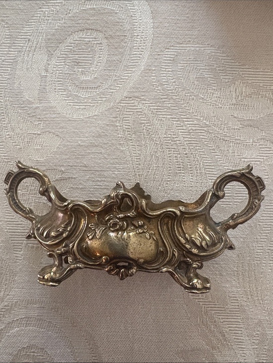 Other - Ornate 19th century French Victorian Decorative Antique Brass‎ Tone bowl